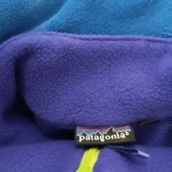 Vintage Patagonia Fleece Pullover Purple - Picture 9 of 11